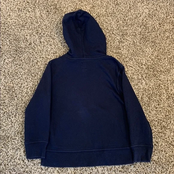 GAP Dark Blue Hoodie with Yellow Lettering 6-7 - Picture 4 of 4